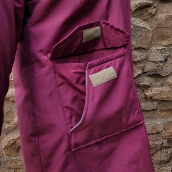 Vintage Columbia Pink Long Coat Woman's Size Large - Picture 5 of 11